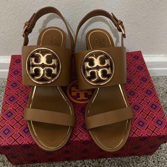 Tory Burch Wedge Sandals - Picture 3 of 5